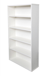 Rapid Vibe Bookcase 4 Shelf White