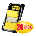 Post It Flags 680524 Cabinet Yellow 24 Pack
