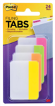 Post It Durable Tabs 686PLOY Assorted 24 Pack