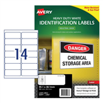 Avery L706325 Laser Labels Heavy Duty 991x38mm 25 Pack