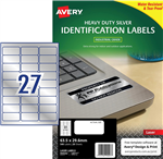 Avery L6011 Laser Labels Heavy Duty 635x29mm 20 Pack