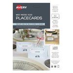 Avery C32073 Place Cards Matt White 10 Pack