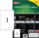 Avery L4775REV Labels Removable Heavy Duty White 20 Pack