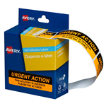 Avery DMR1964R2 Urgent Action Dispenses Labels 125 Pack