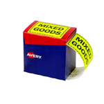 Avery Labels MIXED GOODS 996x75mm Fluoro Yellow 750 Pack