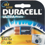 Duracell CR123A Lithium Battery 3 Volts