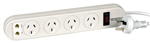 Powerboard 2 USB Port 4 Outlet with Surge Protection