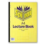 Spirax Lecture Pad Side Bound 7 Hole Punched A4 140 Pages 10 per Pack