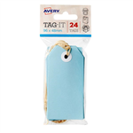 Avery Tag It Shipping String Pastel Blue 24 Pack