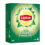 Lipton Pure Green Tea Bags 100 Box
