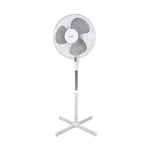 Nero Pedestal Fan Electric 40cm White
