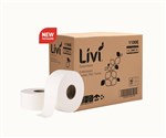 Livi 1100E Jumbo Embossed 2 Ply Toilet Roll Carton 8 36 per Pallet
