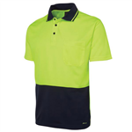 Zions HiVis Safety Polo Shirt Yellow