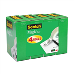 Scotch 810 Magic Tape Refill Rolls 19mmx25m 4 Pack