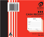 Olympic 615 Cash Receipt Triplicate Book Red 10 per Pack