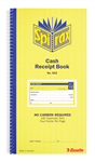Spirax 553 Cash Receipt Duplicate Book Yellow 10 per Pack
