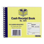 Spirax 504 Cash Receipt Book 10 per Pack