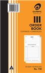 Olympic 738 Carbonless Order Book Duplicate 10 per Pack