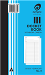 Olympic no8 Duplicate Docket Book Blue 10 per Pack