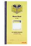 Spirax 551 Memo Book Carbonless Duplicate Sets 10 per Pack