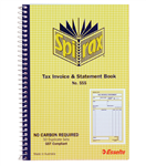 Spirax Invoice Statement Book Dup Colorless 555 10 per Pack