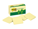 Post It Notes 654 Recycled Canary Yellow Each 16 per Pack
