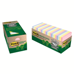 Post It Notes 654R24CPAP Recycled Pastel 24 Pack