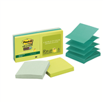 Post It Notes R3306SST Pop Up Recycled Assorted 6 Pack