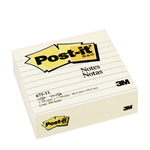Post It Notes 675YL Extra Large Ruled Yellow