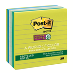 Post It Notes 6756SST Super Sticky Tropical Assorted 6 Pack
