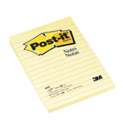 Post It Notes Pad Ruled 660 Canary Yellow 12 per Pack
