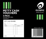 Olympic Petty Cash Voucher Pad 50 Leaf 5 Pack