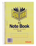 Spirax 571 Notebook Side Open 300 Pages Each A5 5 per Pack