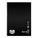 Spirax P595 Notebook 120 Pages A4 Black 10 per Pack
