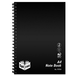Spirax P595A Notebook 240 Pages A4 Black 5 per Pack
