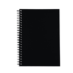 Spirax 512 Notebook Hard Cover A4 Black 5 per Pack