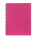 Spirax 512 Notebook Hard Cover A4 Pink 5 per Pack