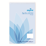 Aspire Spiral Reporter Notebook Top Opening 300 Pages 10 per Pack
