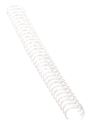 Fellowes Binding Coil 34 Loop 6mm A4 White 100 Pack