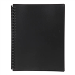 Marbig Display Book Refillable A4 20 Pocket Black 20 per Pack