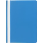 Marbig Economy Flat File A4 Blue Clear Cover 10 per Pack