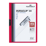 Durable Duraclip File 30 Sheet Capacity A4 Red