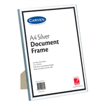 Carven Document Frame Mountable A4 Silver