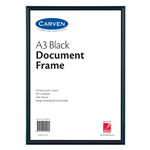 Carven Document Frame Mountable A3 Black