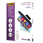 Fellowes Laminating Pouches 80 Micron A3 100 Pack