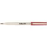 Artline 210 Fineliner Felt Tip Pen Red 12 per Box