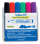 Artline 579 Whiteboard Marker Assorted Wallet 6