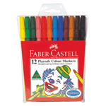 Faber Castell Playsafe Marker Broad Assorted 12 Pack