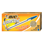 Bic Cristal Ballpoint Pen Blue 12 Box