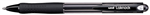 Uni Laknock Ballpoint Pen 1mm Black 12 Box